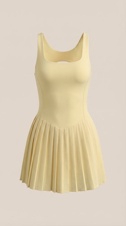 Femke Nerea™ | Vestido Corto Plisado