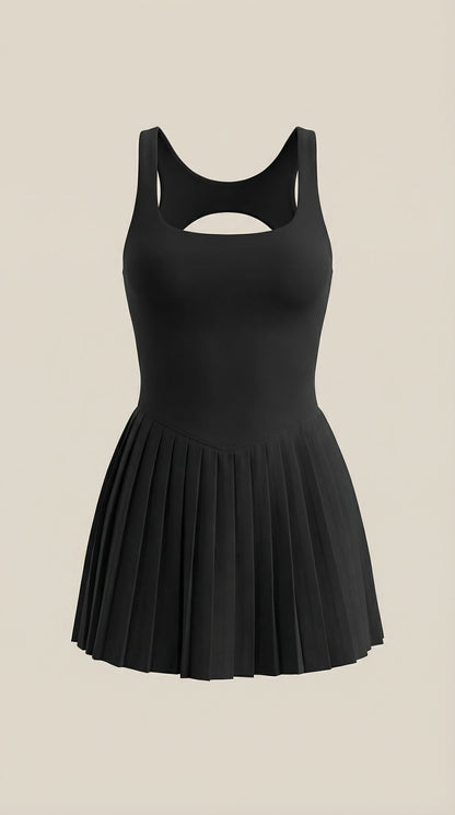 Rosa Remedios™ | Vestido Corto Plisado Deirdre