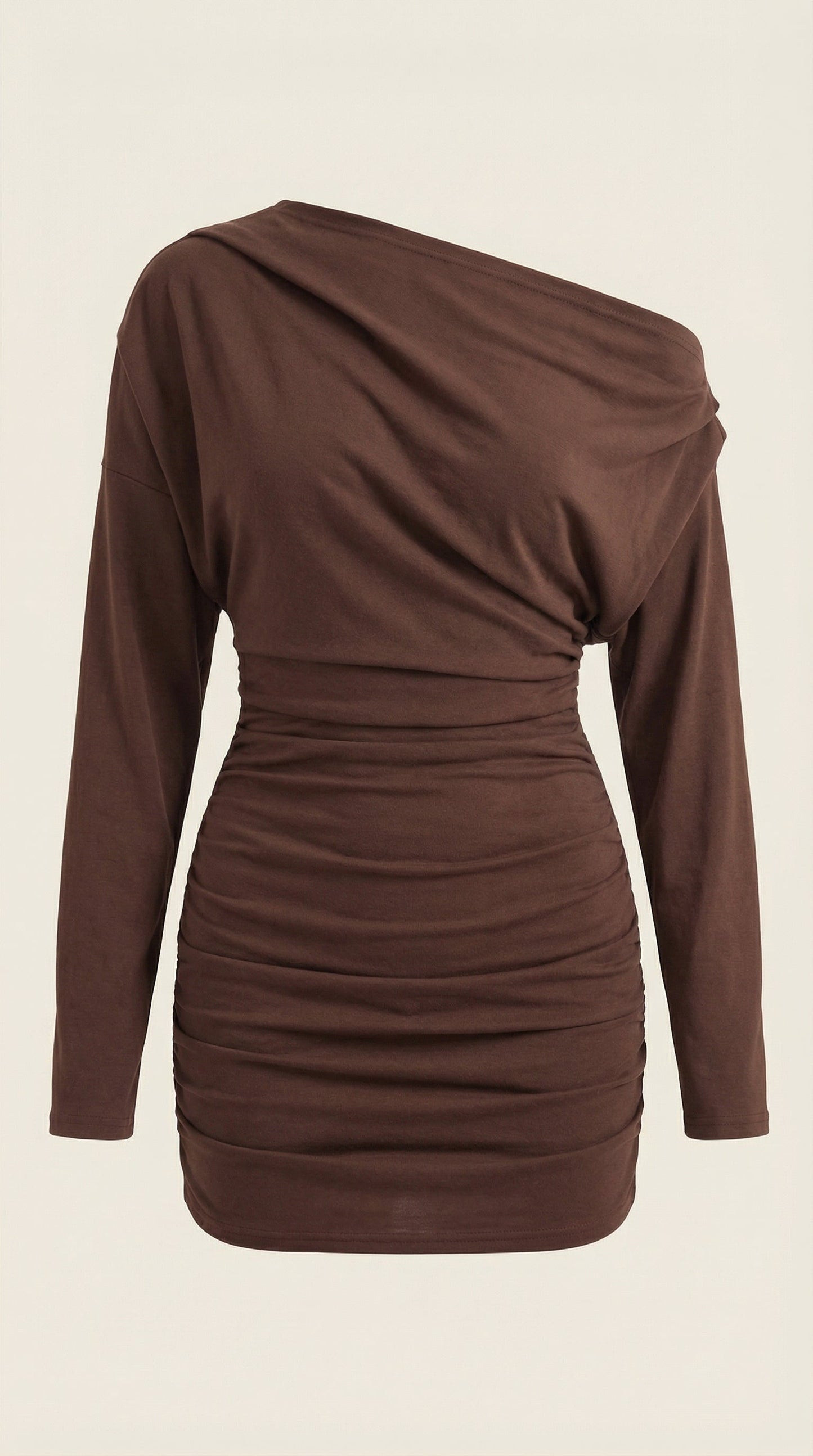 Inês Vera™ | Vestido Corto de Un Solo Hombro