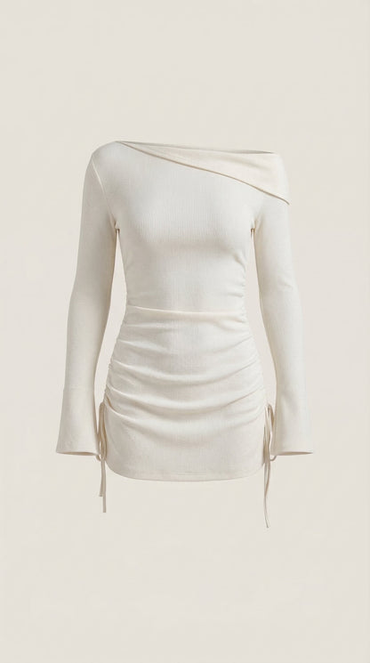 Vittoria™ | Vestido Mini Acampanado Sin Mangas de Elle