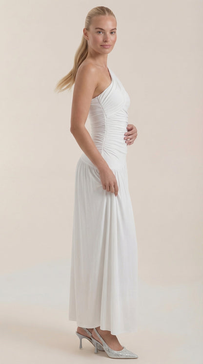 Sidonie Wiktoria™ | Vestido Largo de Un Solo Hombro
