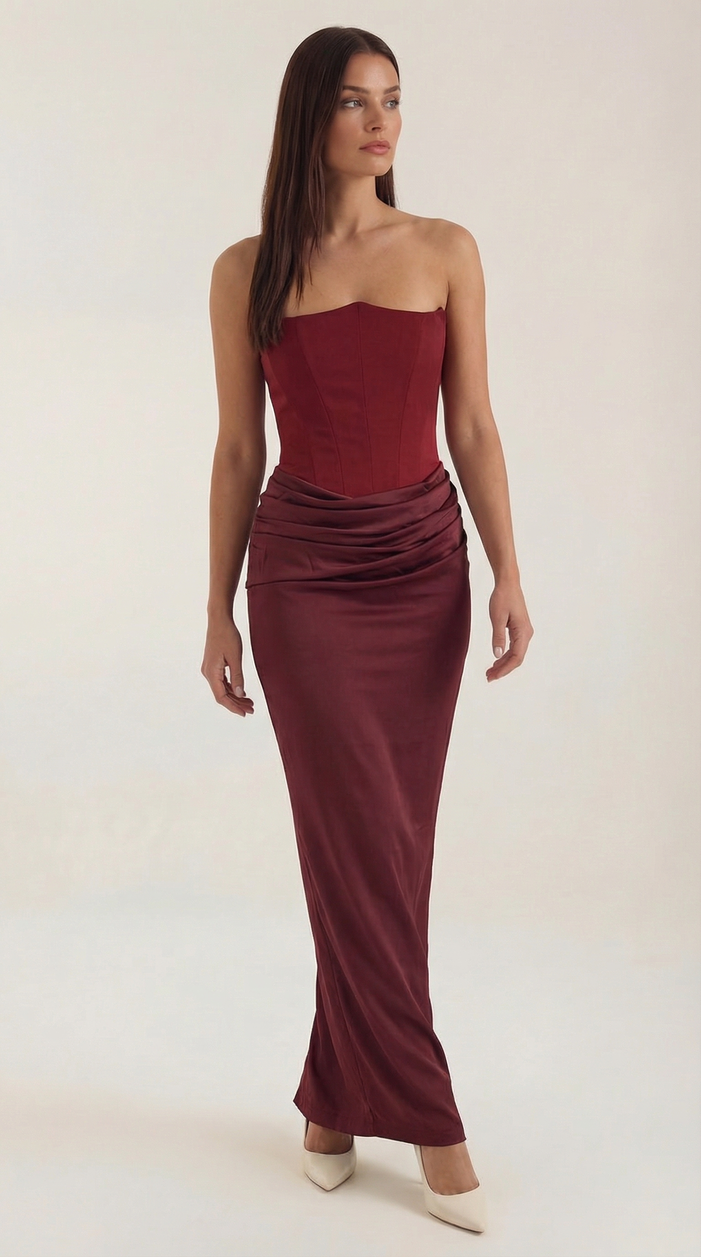 Ana Aroha™ | Fiorella Korsett Maxi-Kleid