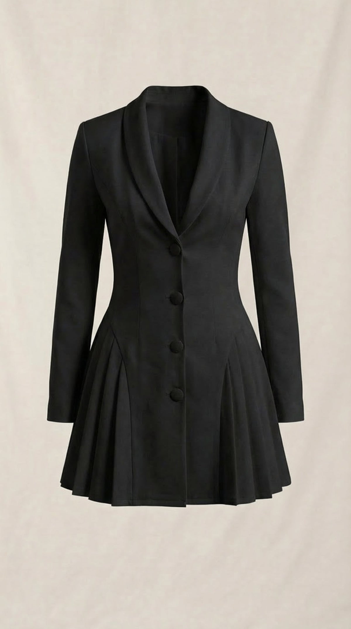 Louna Beatrice™ | Blazer plisado Glenda-Minikleid