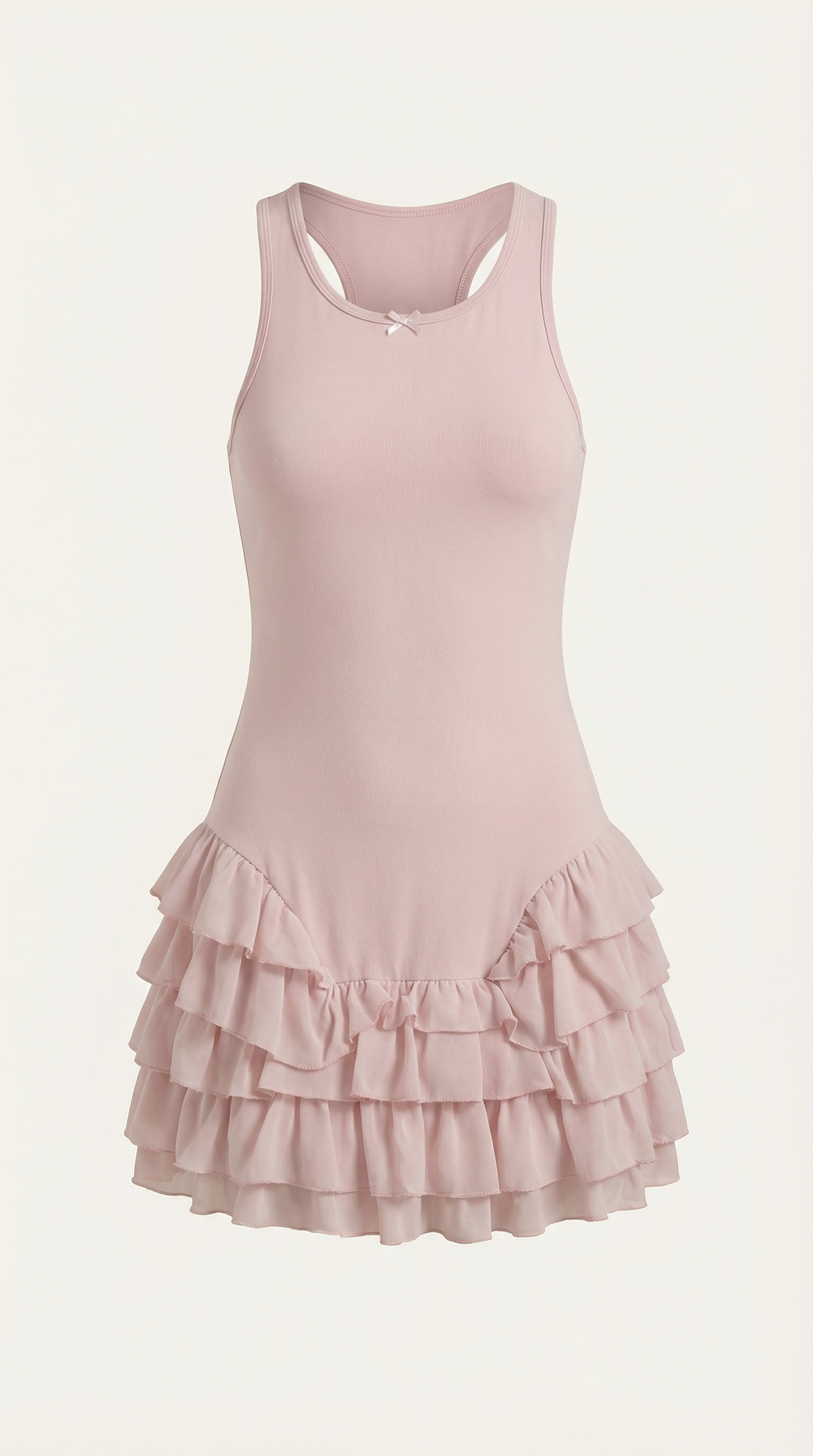 Ana Irina™ | Gwen Mini Vestido con Detalles de Volantes
