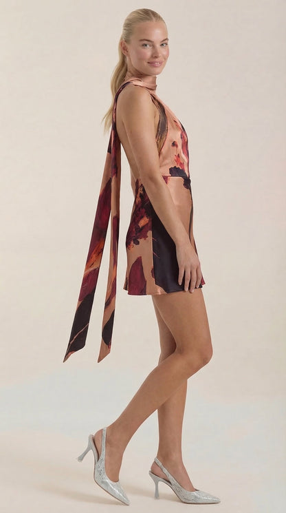 Ana Joaquina™ | Hattie Vestido Corto de Un Solo Hombro