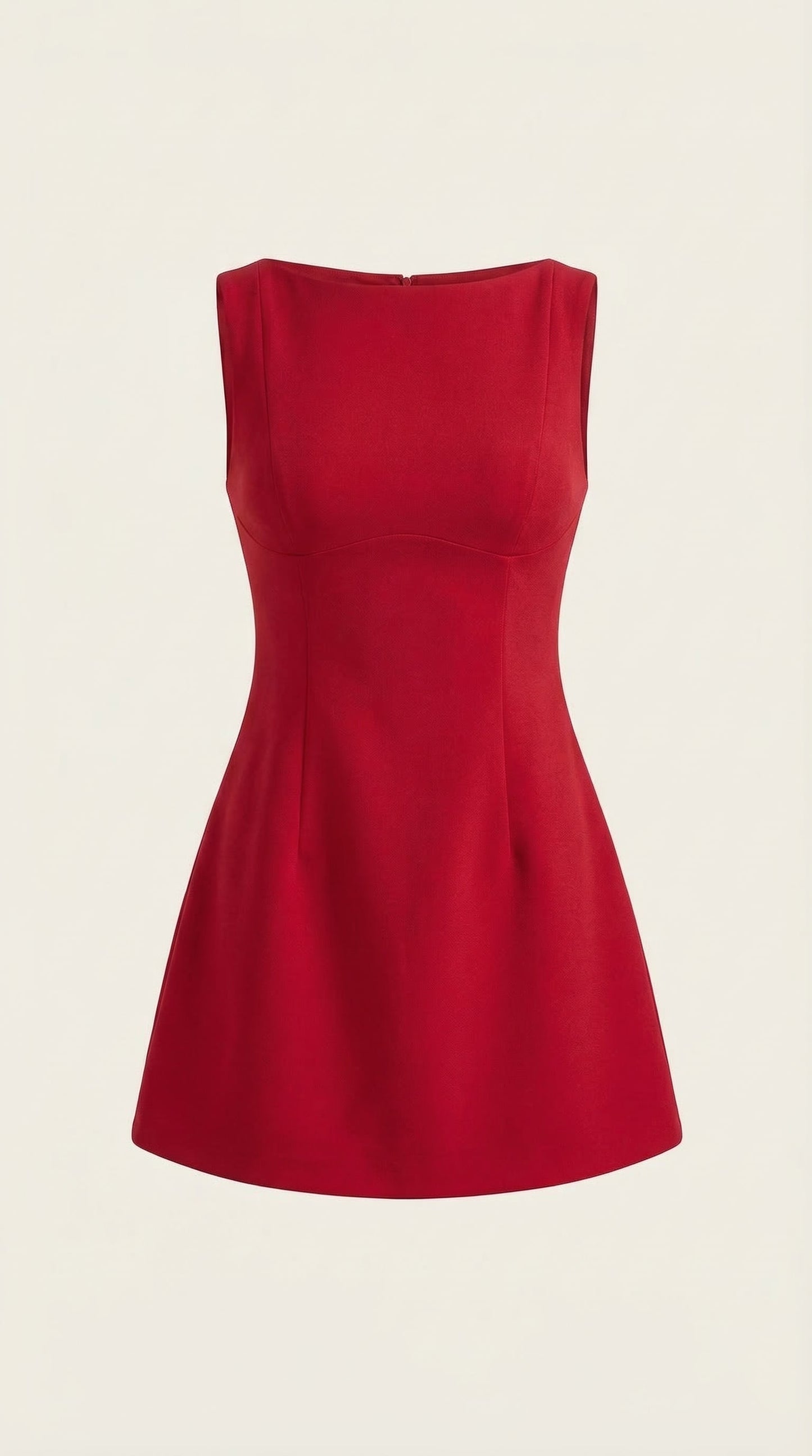 Ana Marlén™ | Vestido Corto Helga con Escote Barco