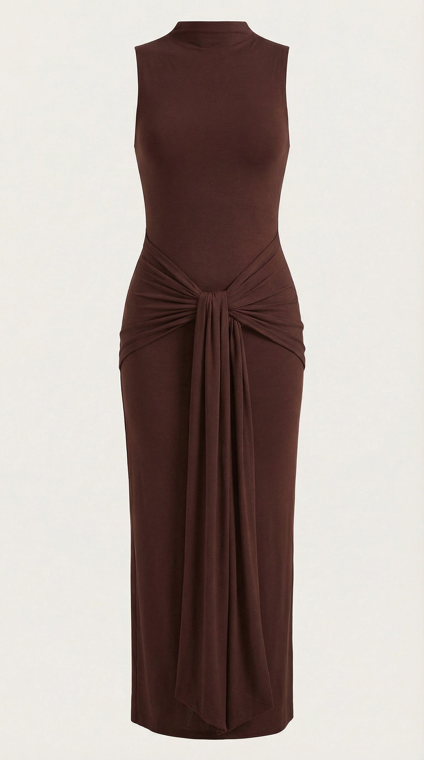 Ana Bonanza™ | Maxi Vestido Hester con Cuello Alto