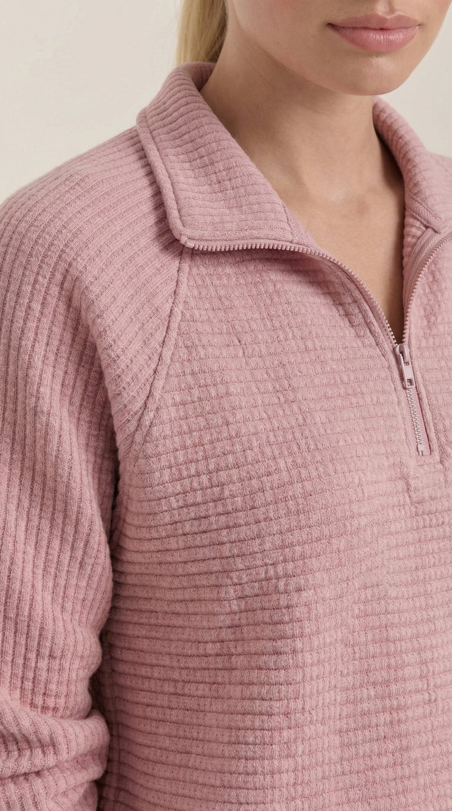Ana Ludmila™ | Melinda Quarter-Zip Polo Pullover