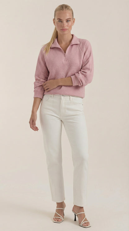 Ana Ludmila™ | Melinda Quarter-Zip Polo Pullover