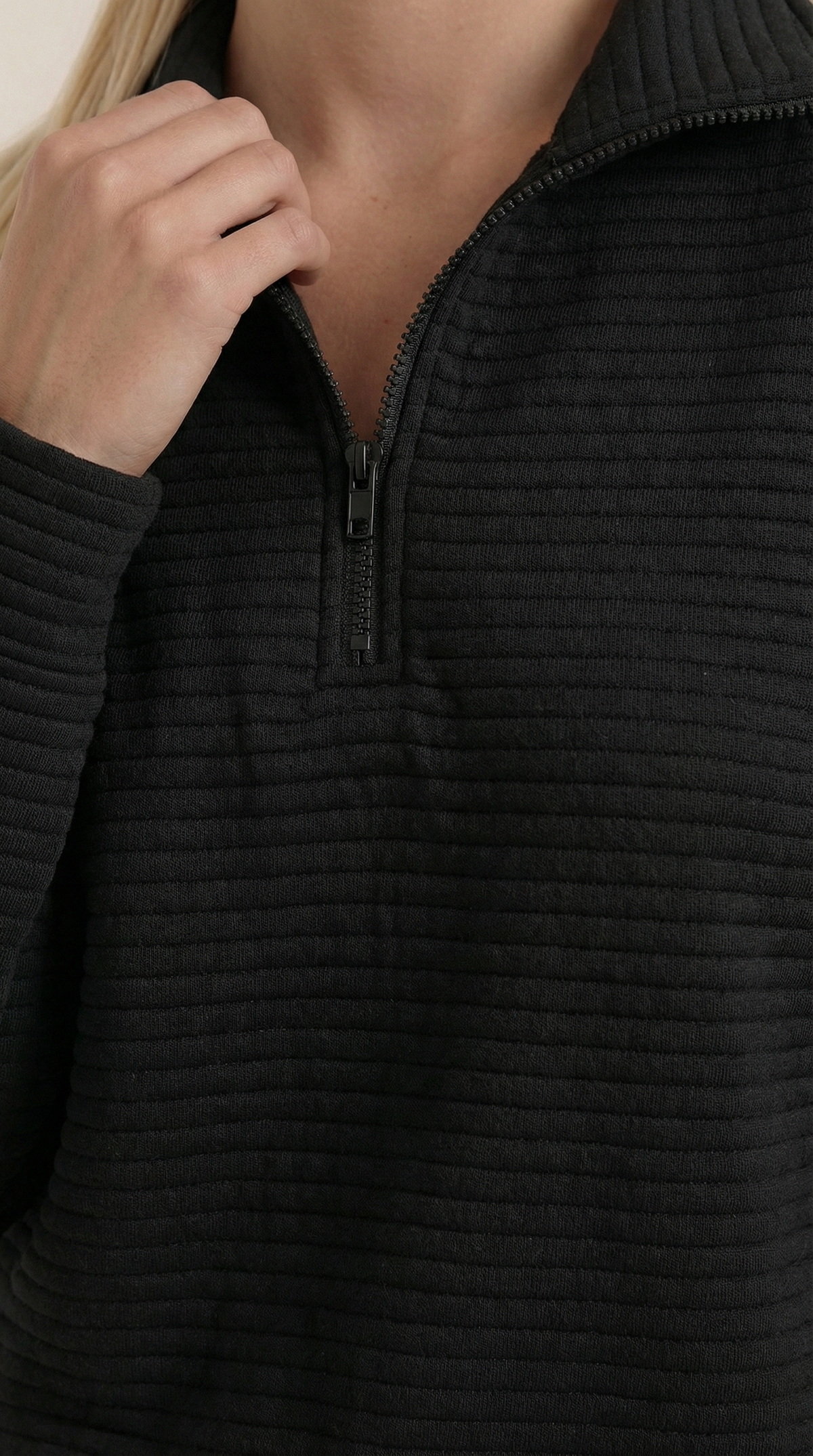Ana Ludmila™ | Melinda Quarter-Zip Polo Pullover