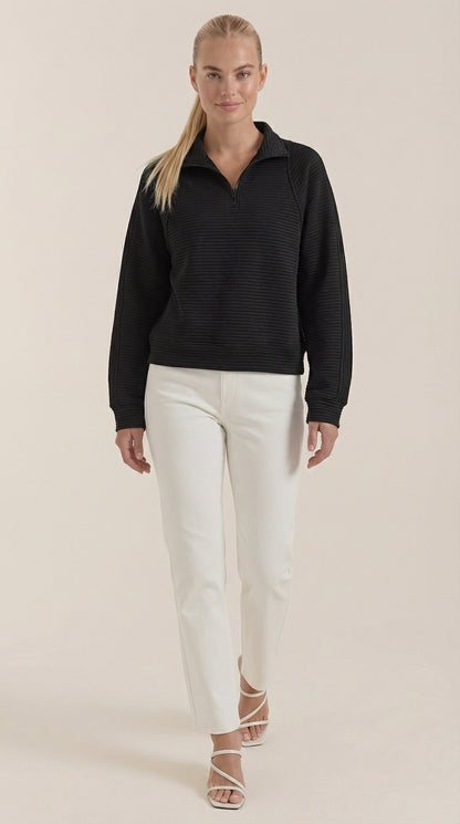 Ana Ludmila™ | Melinda Quarter-Zip Polo Pullover