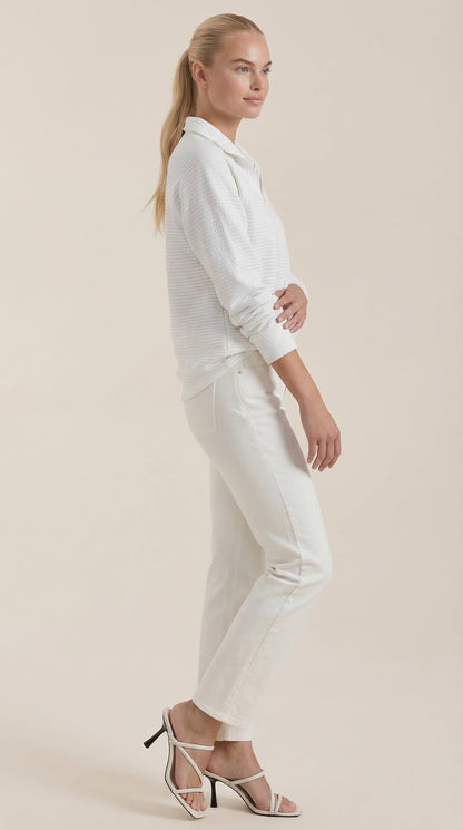 Ana Ludmila™ | Melinda Quarter-Zip Polo Pullover