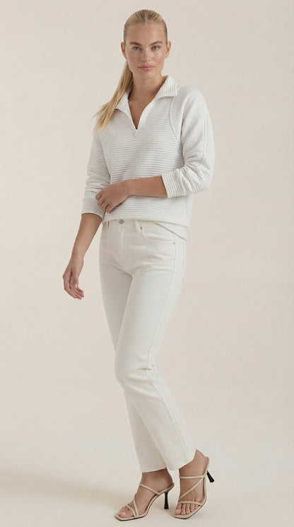 Ana Ludmila™ | Melinda Quarter-Zip Polo Pullover