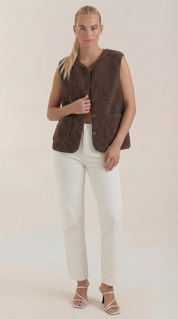 Ana Lissette™ | Chaleco Myra Knopf