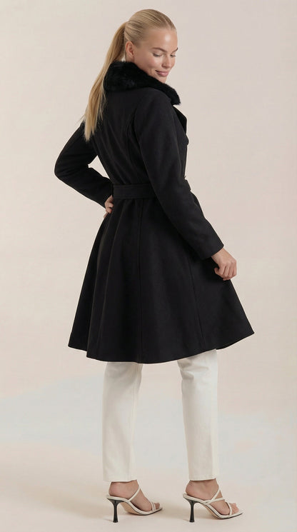 Carmela Ismenia™ | Abrigo A-Línea con Corte Fit-and-Flare