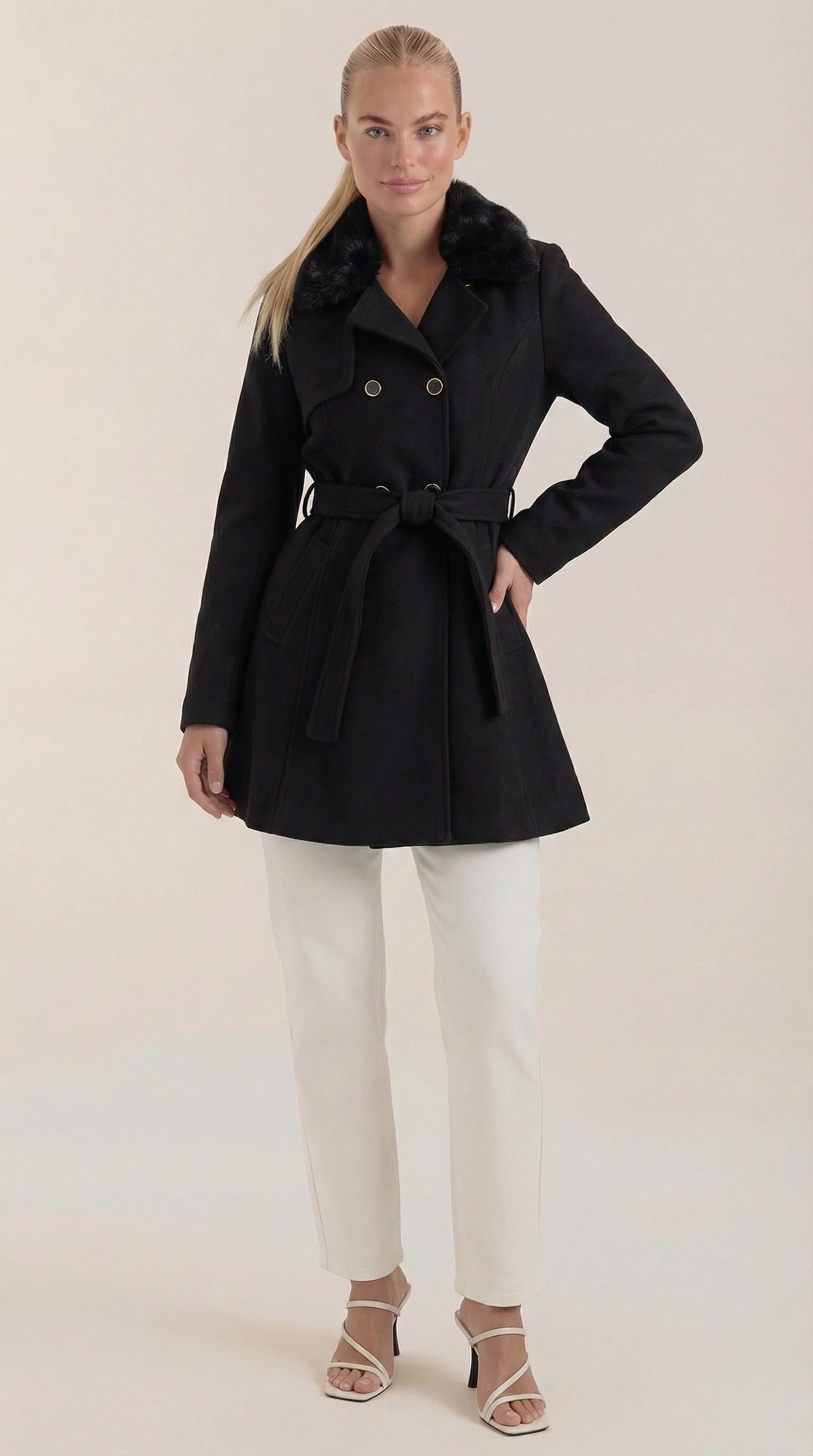 Carmela Ismenia™ | Abrigo A-Línea con Corte Fit-and-Flare