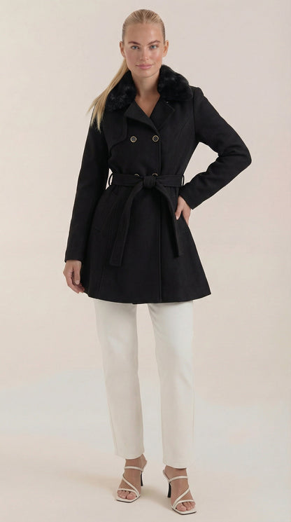 Carmela Ismenia™ | Abrigo A-Línea con Corte Fit-and-Flare