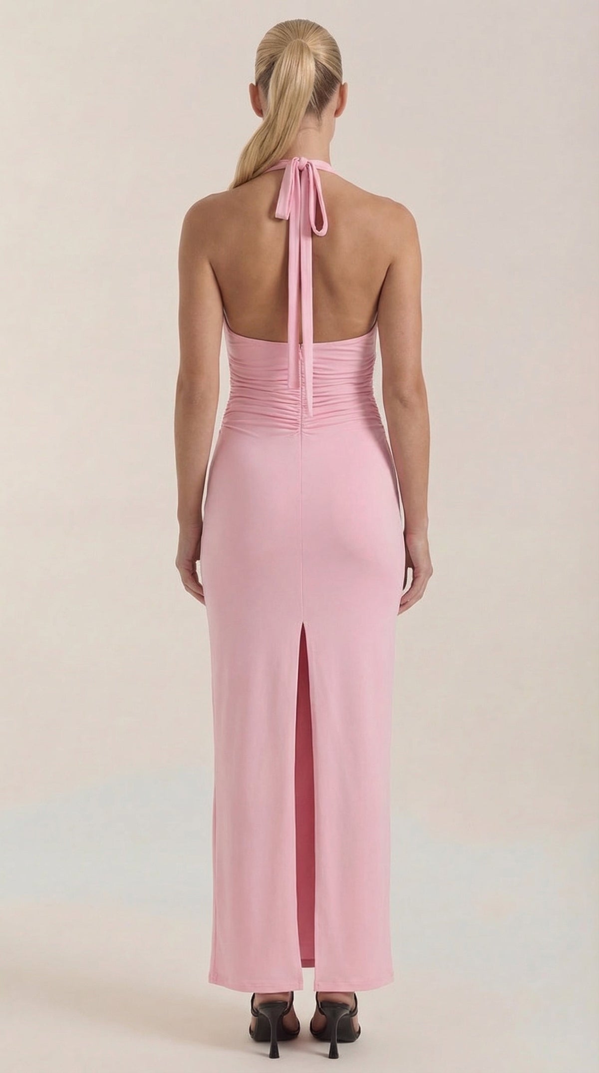 Ana Katia™ | Vestido largo estilo halter Paulette