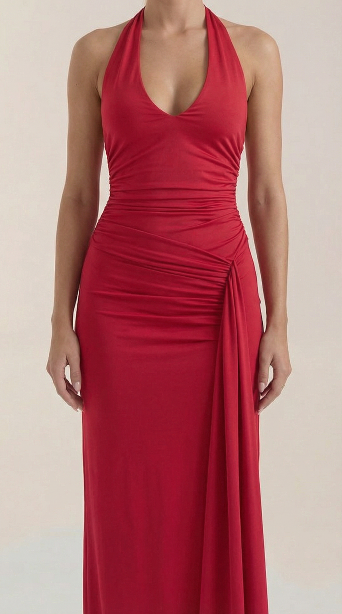 Ana Katia™ | Vestido largo estilo halter Paulette