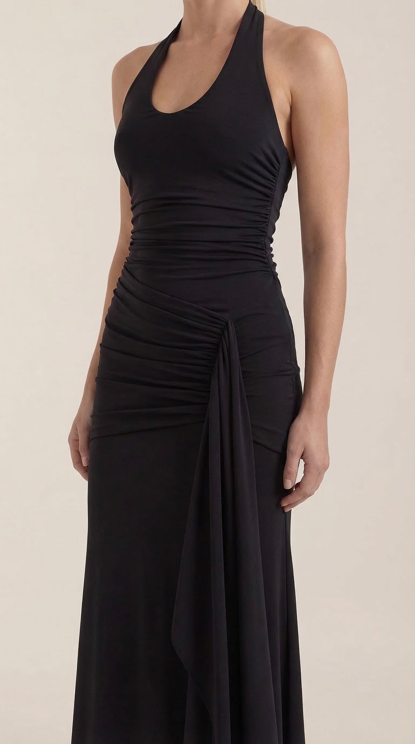 Ana Katia™ | Vestido largo estilo halter Paulette