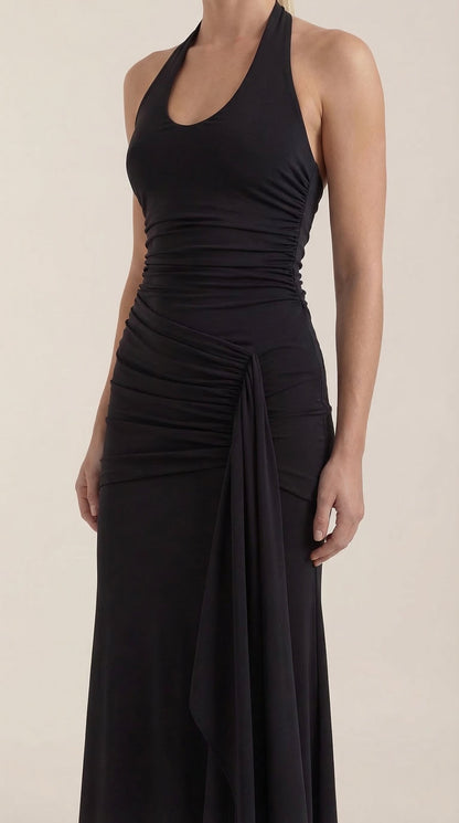 Ana Katia™ | Vestido largo estilo halter Paulette