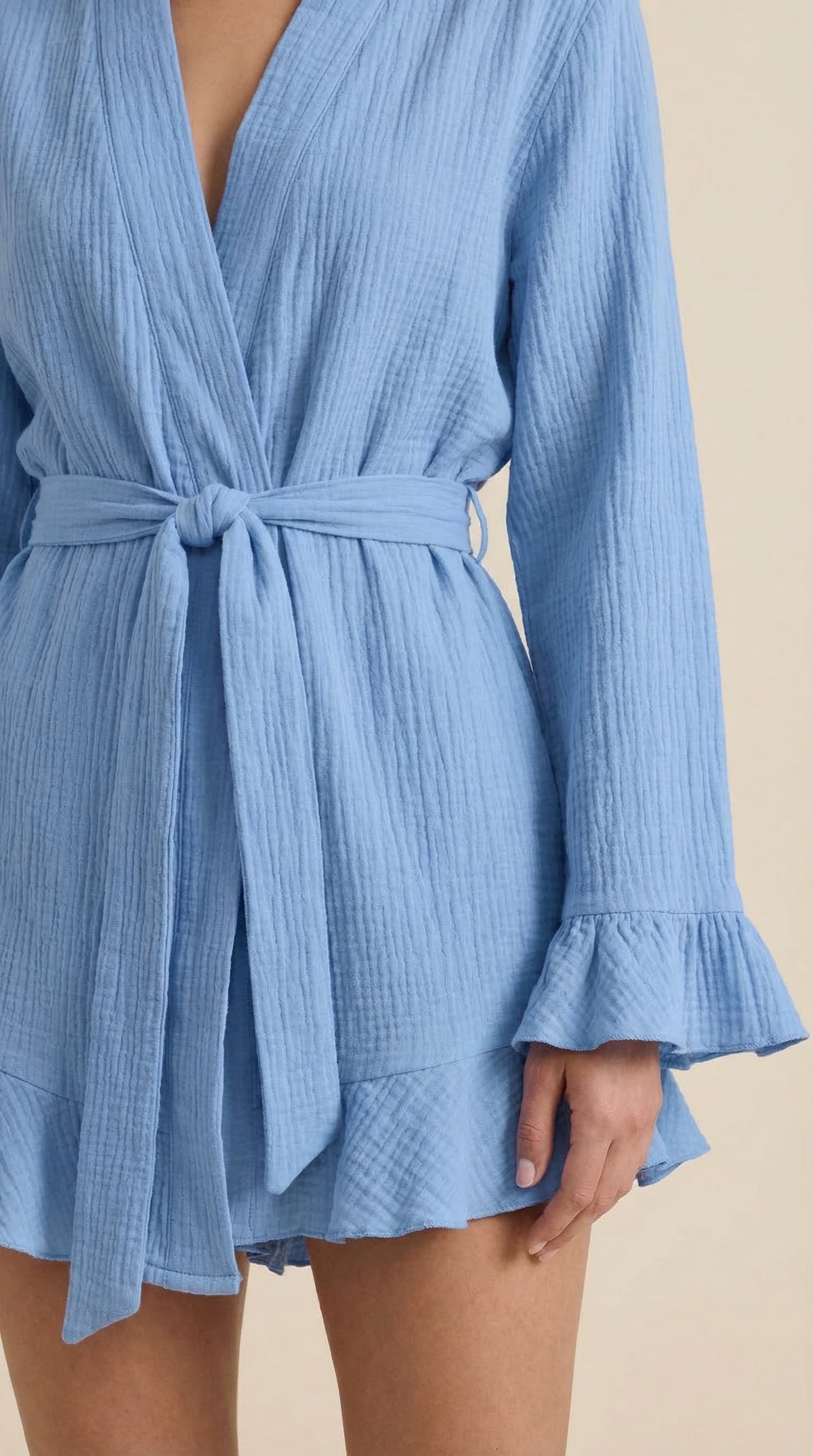 Rebecca Ophélie™ | Conjunto de vestido mini cruzado