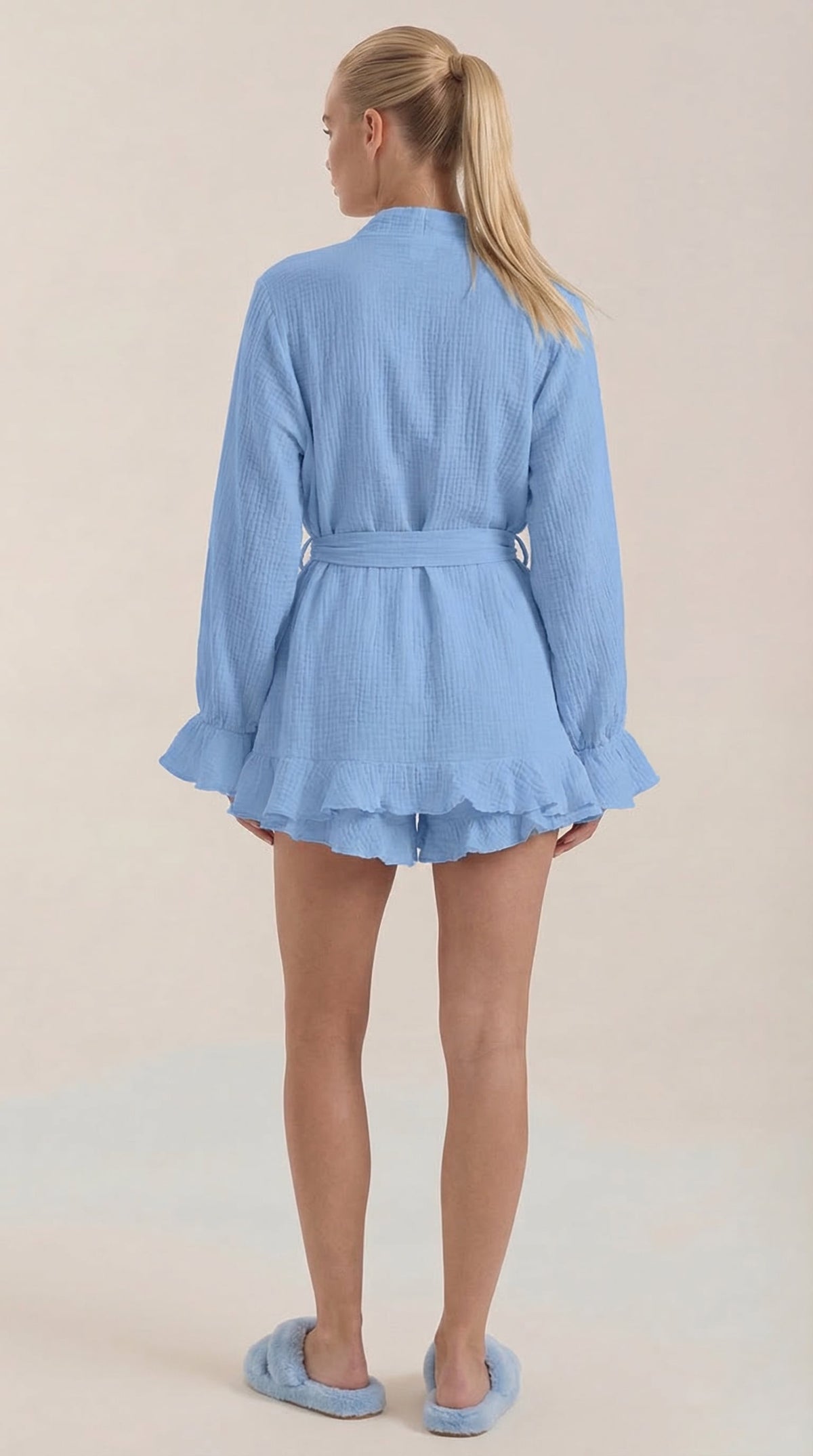 Rebecca Ophélie™ | Conjunto de vestido mini cruzado