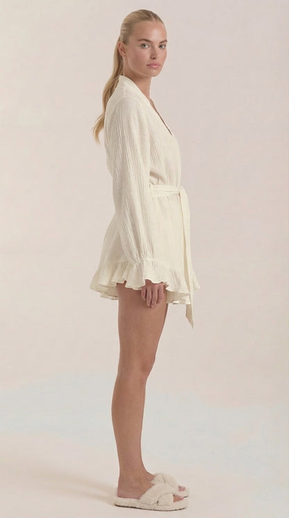 Rebecca Ophélie™ | Conjunto de vestido mini cruzado
