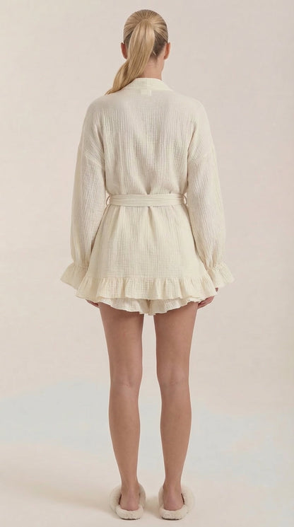 Rebecca Ophélie™ | Conjunto de vestido mini cruzado