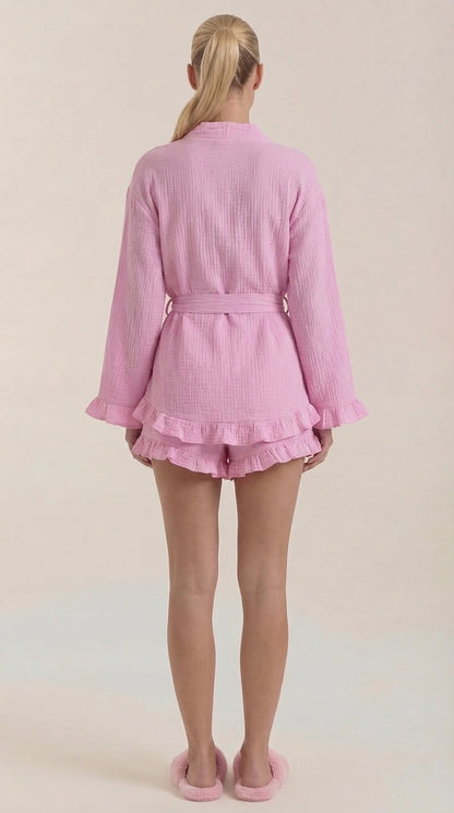 Rebecca Ophélie™ | Conjunto de vestido mini cruzado