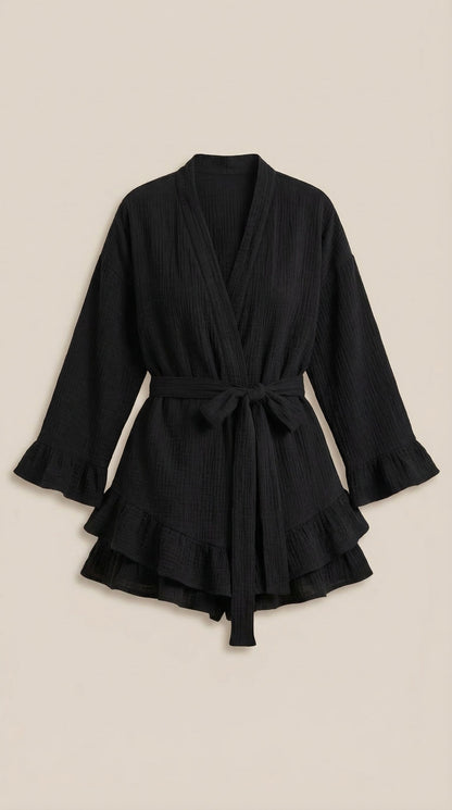Rebecca Ophélie™ | Conjunto de vestido mini cruzado