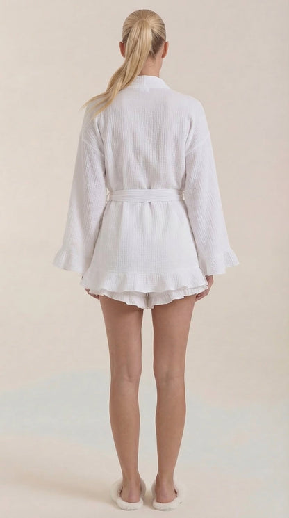 Rebecca Ophélie™ | Conjunto de vestido mini cruzado