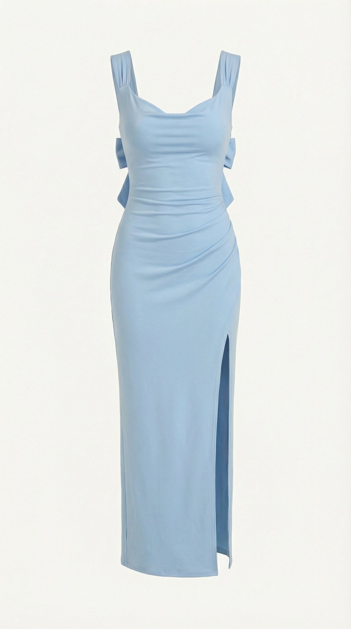 Ana Ronda™ | Vestido Maxi Rhoda con Detalles Fruncidos