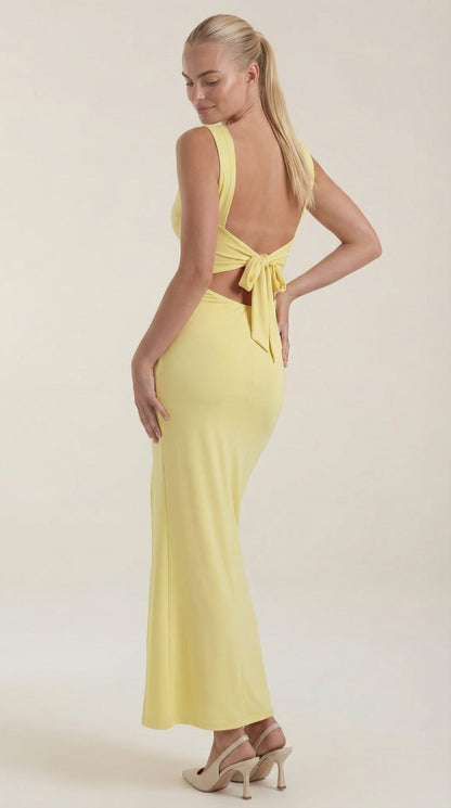 Rosa Teodora™ | Vestido Largo Rhoda con Detalles Fruncidos