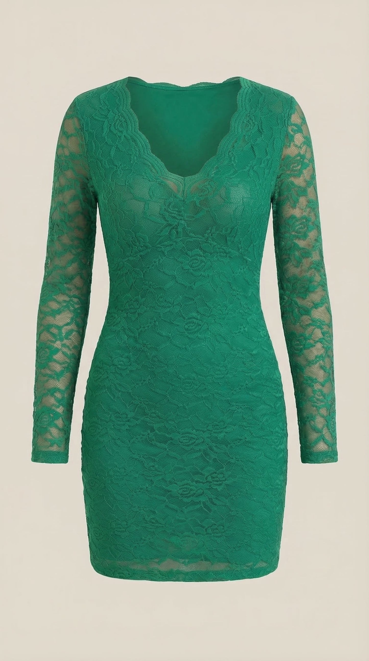 Azzurra™ | Vestido Corto Bodycon de Encaje