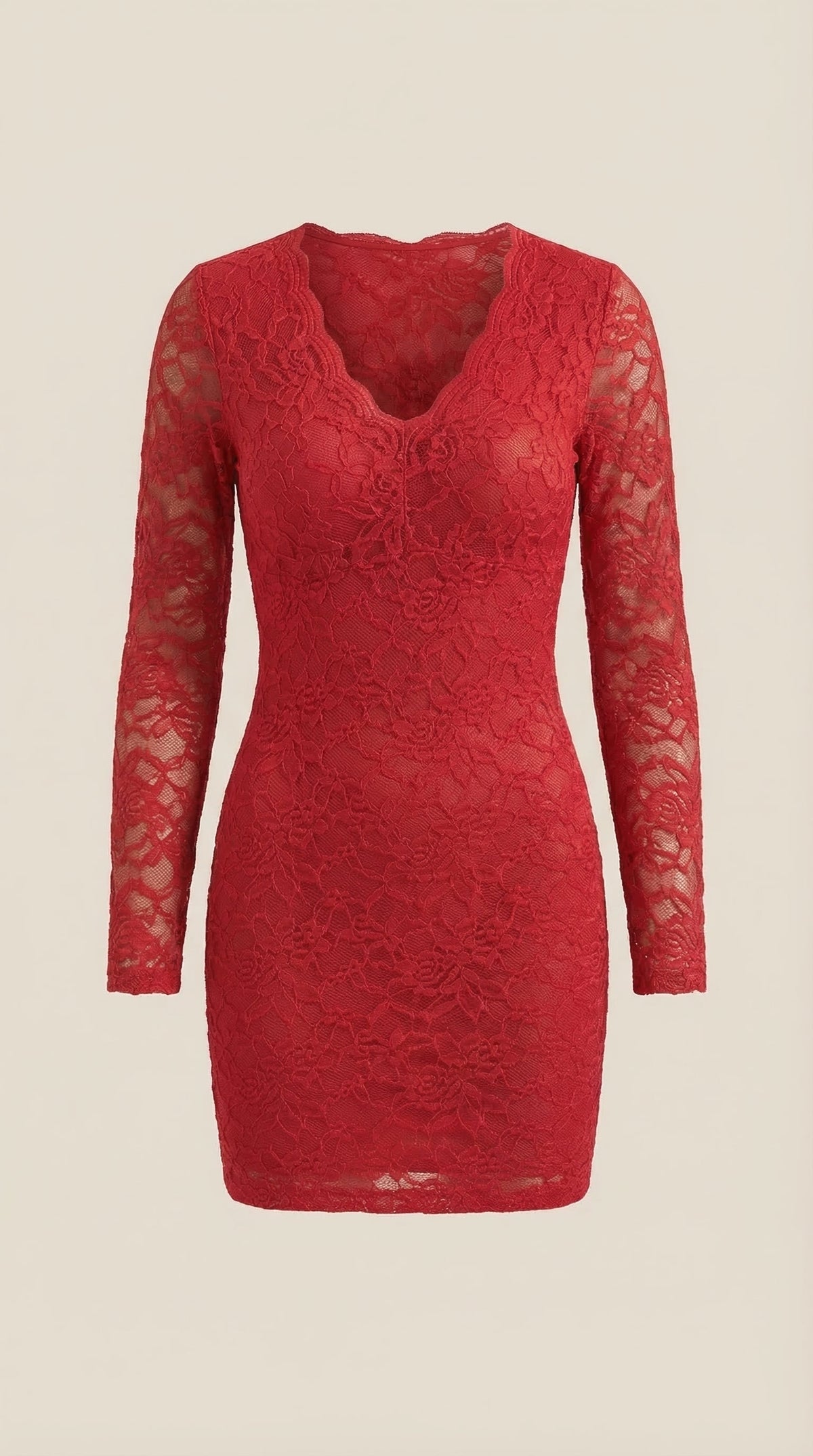 Ana Ursula™ | Vestido Corto Bodycon de Encaje Sadie