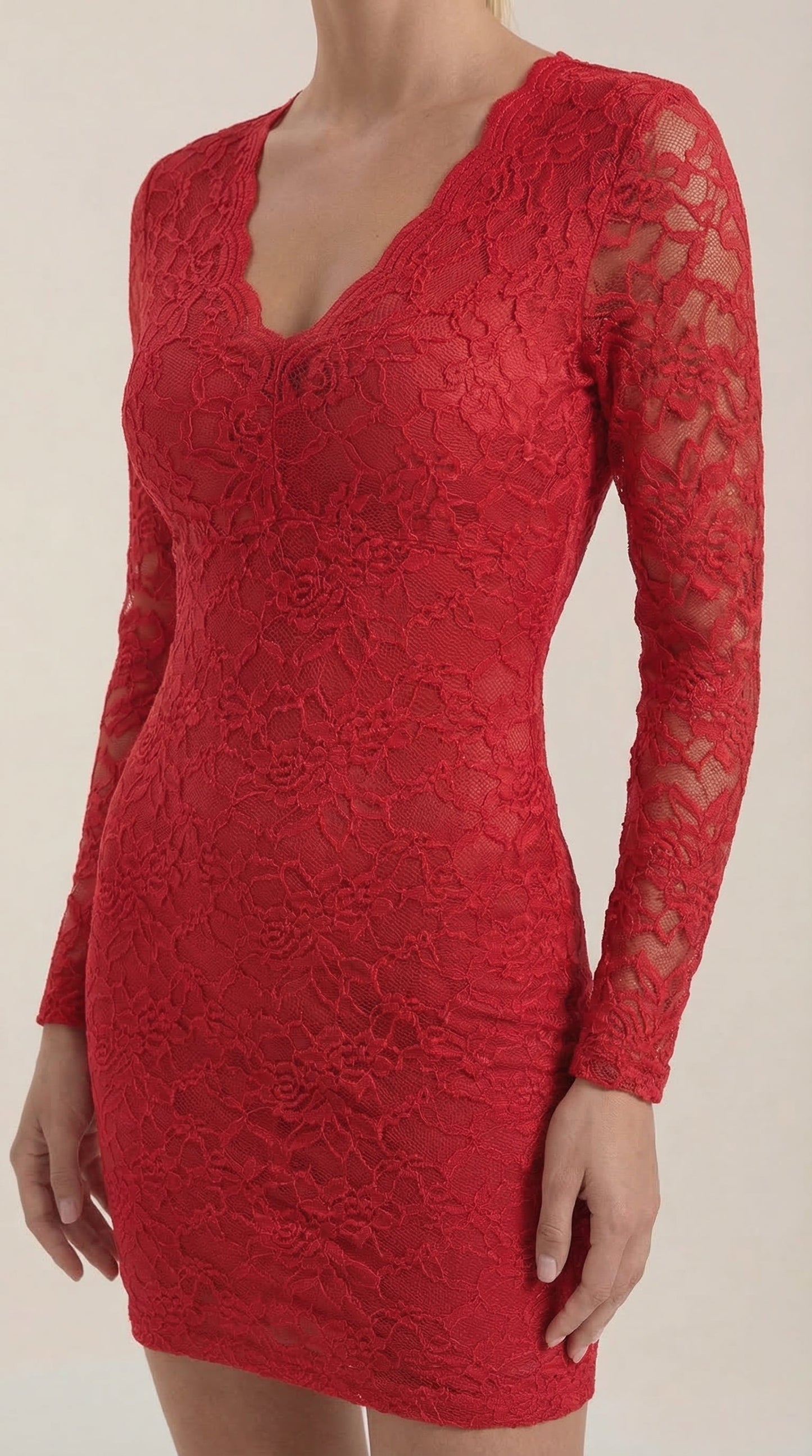 Ana Ursula™ | Vestido Corto Bodycon de Encaje Sadie