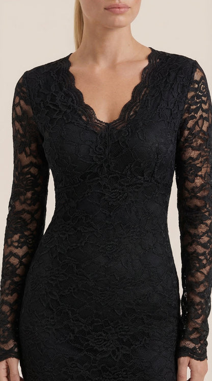 Azzurra™ | Vestido Corto Bodycon de Encaje