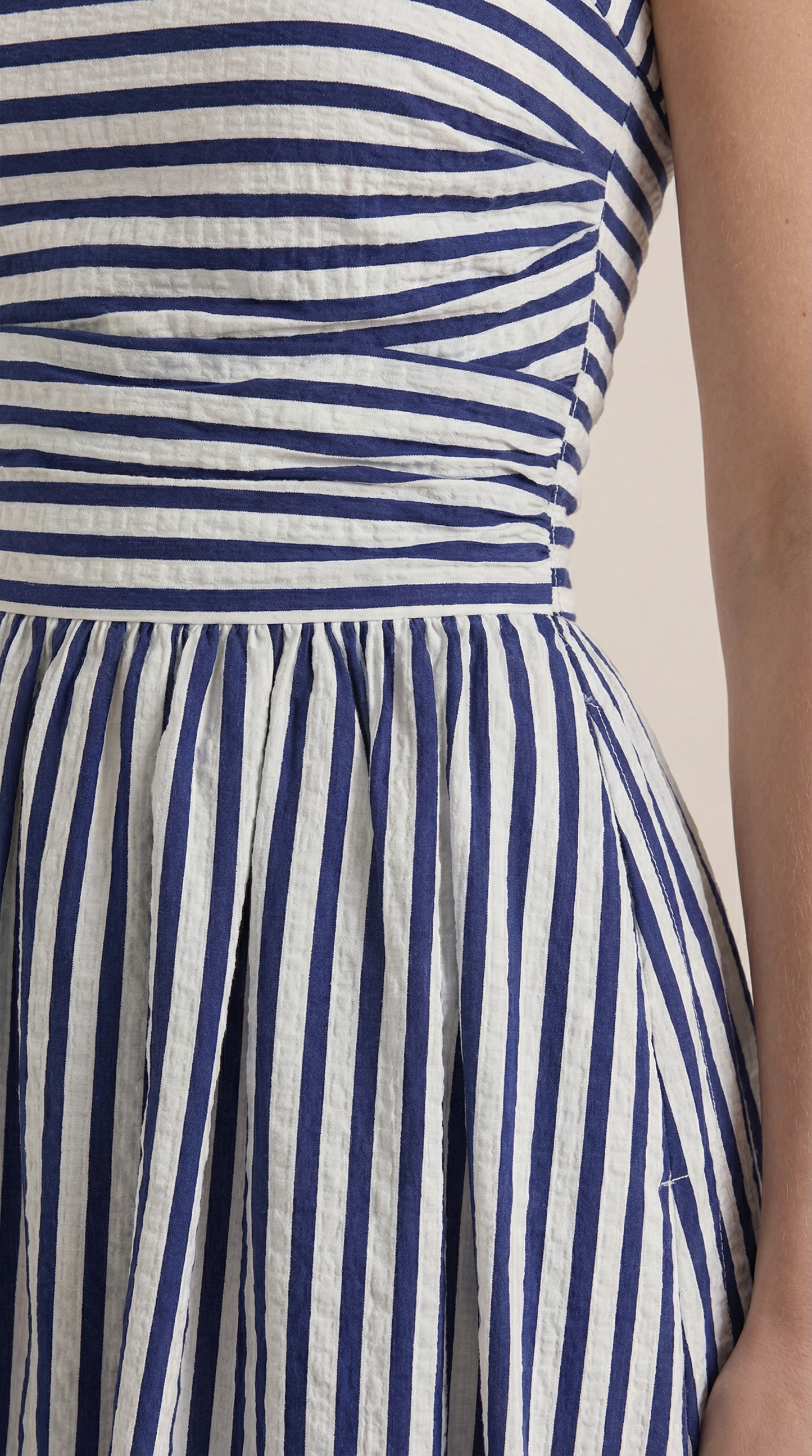 Ana Menta™ | Vestido largo Sandra con rayas