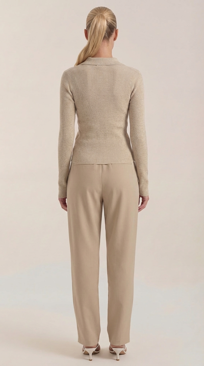 Lena™ | Suéter de punto con cuello elegante