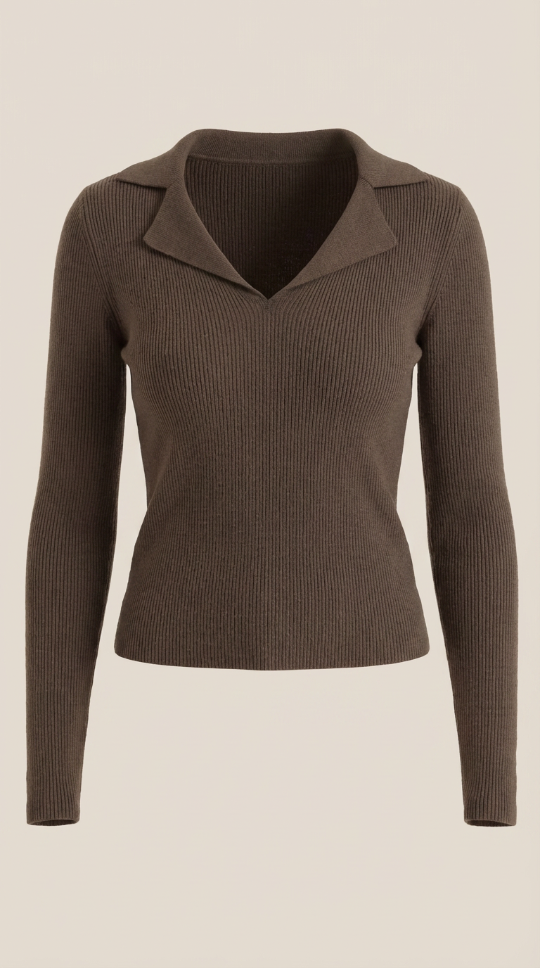 Lena™ | Suéter de punto con cuello elegante