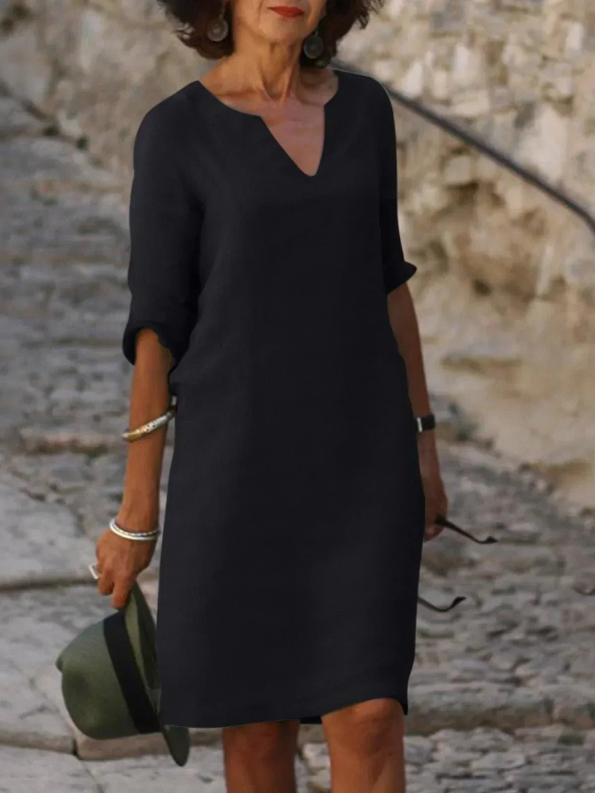 Élodie™ | Vestido elegante cuello V