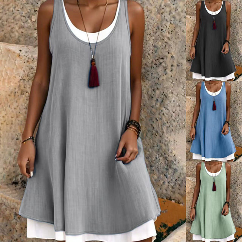 Helena™ | Vestido de Verano Efecto Dos Piezas