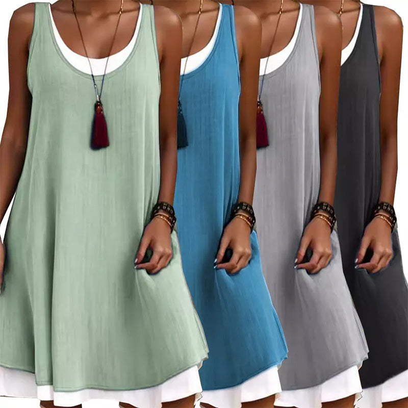 Helena™ | Vestido de Verano Efecto Dos Piezas