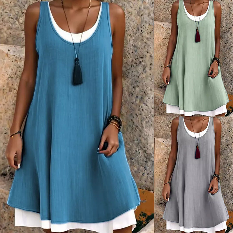 Helena™ | Vestido de Verano Efecto Dos Piezas