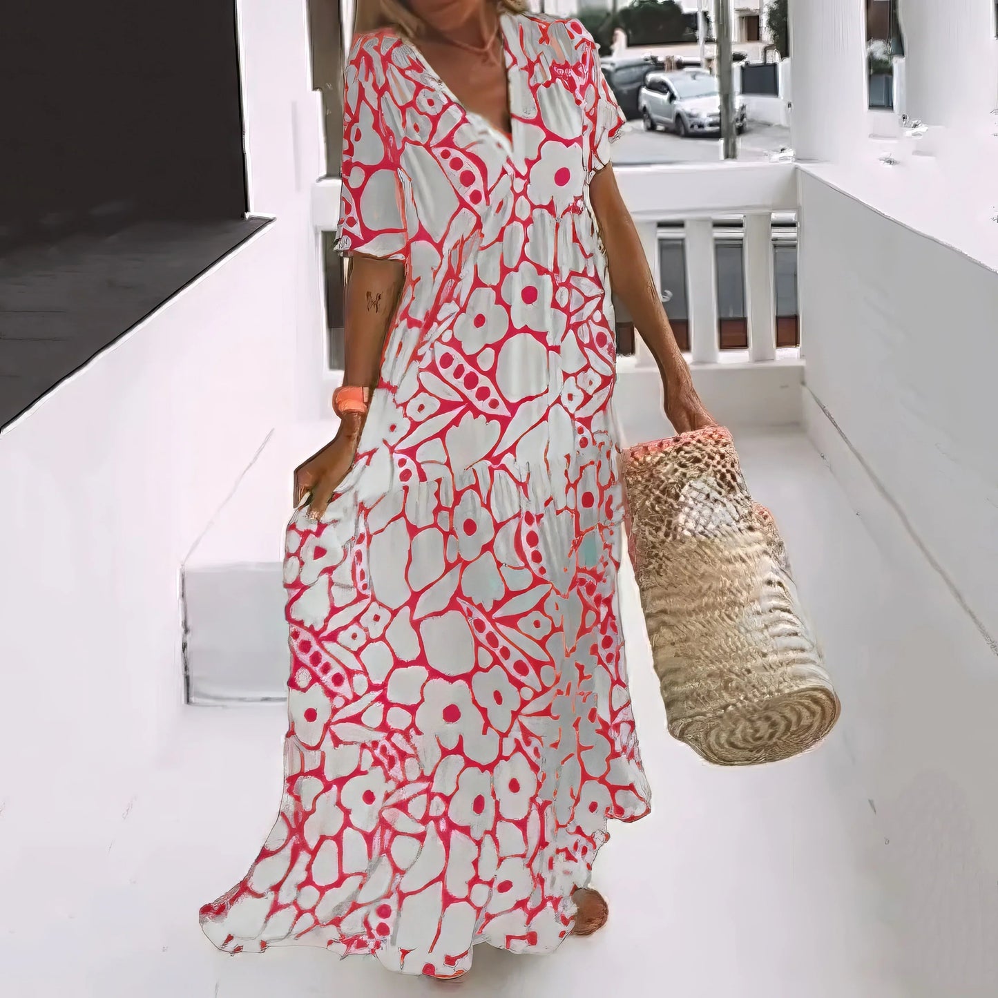 Lavanda™ | Vestido Maxi de Elegancia Natural