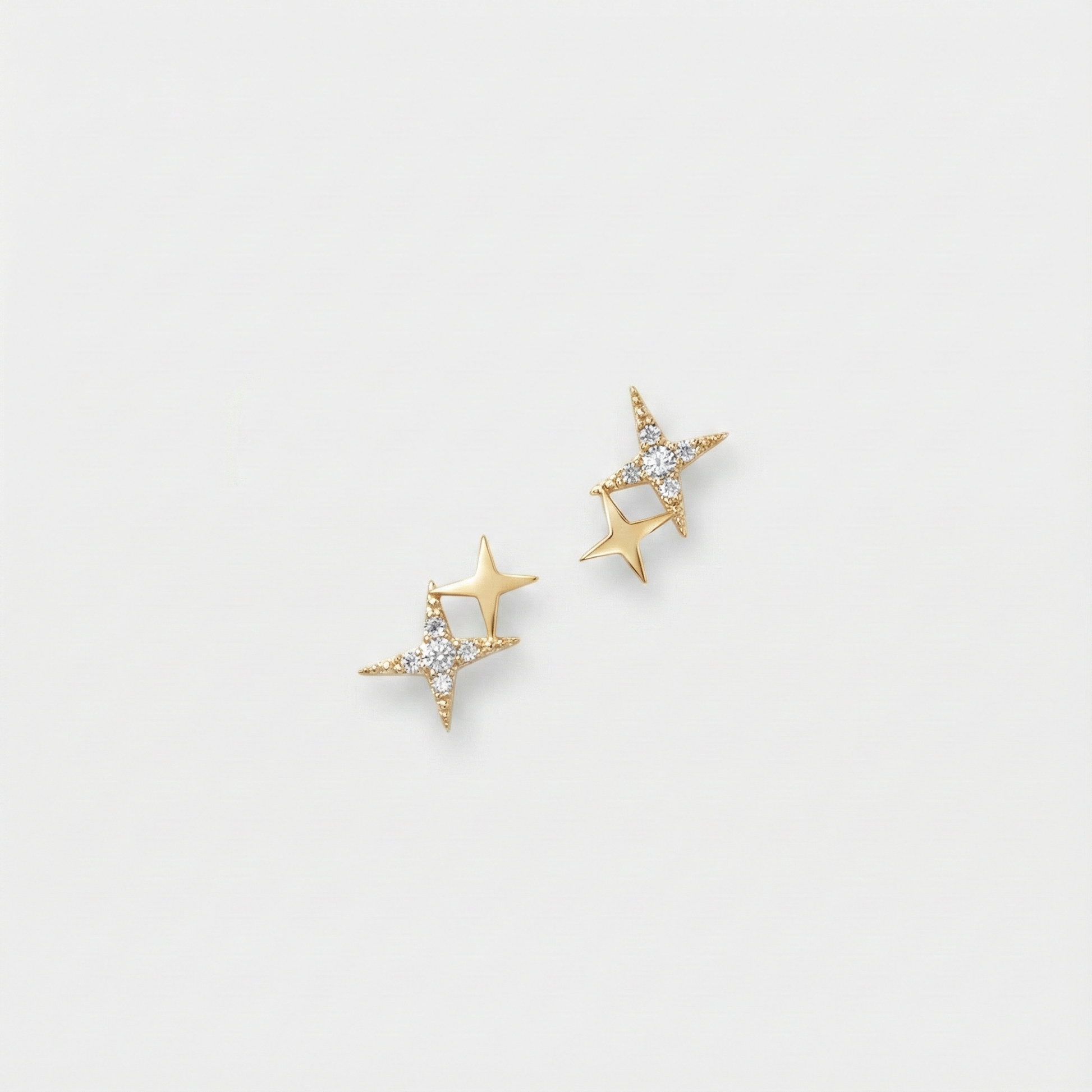 Kathrin – Pendientes estrellas brillantes
