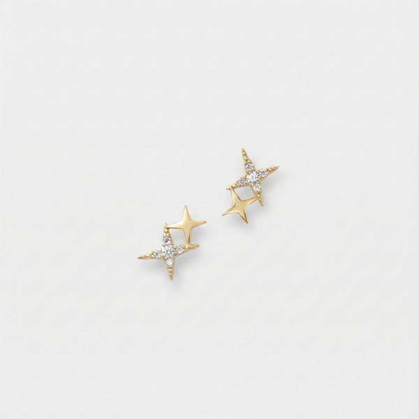 Kathrin – Pendientes con estrellas brillantes