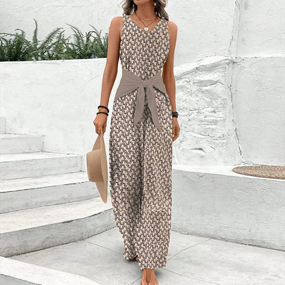 Élina™ | Mono sin mangas cuello redondo