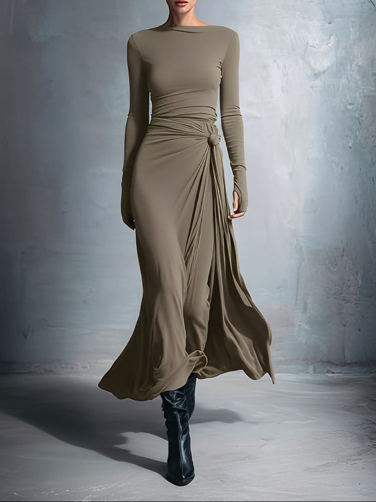 Luméa™ | Vestido largo fluido elegante